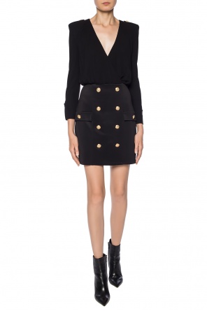 Dress with decorative buttons, zdjęcie 2 Dress with decorative buttons od Balmain